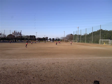 さいたま市大宮東高校サッカーグラウンド2010年12月4日