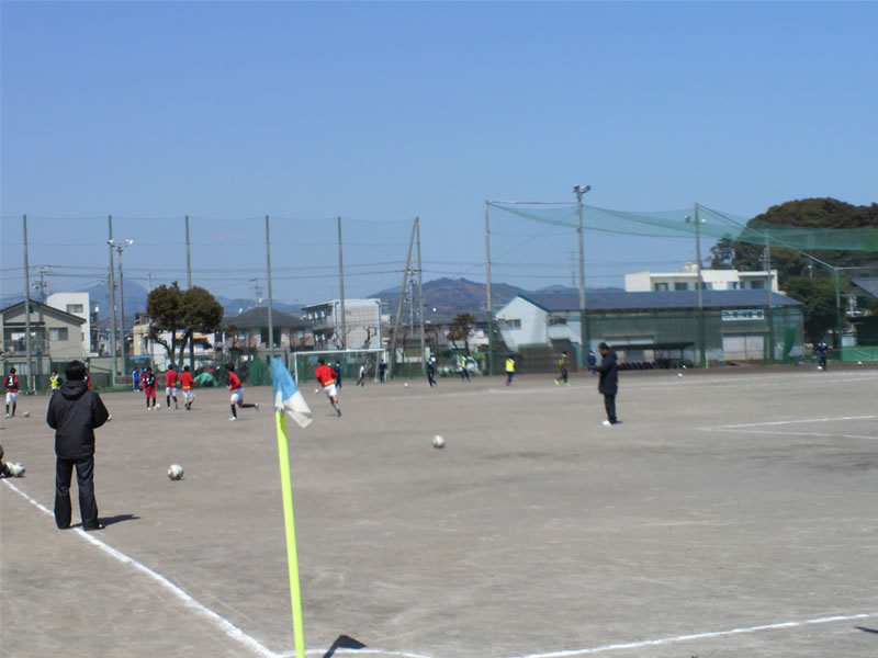 清水東高校サッカーグラウンド2012年3月27日