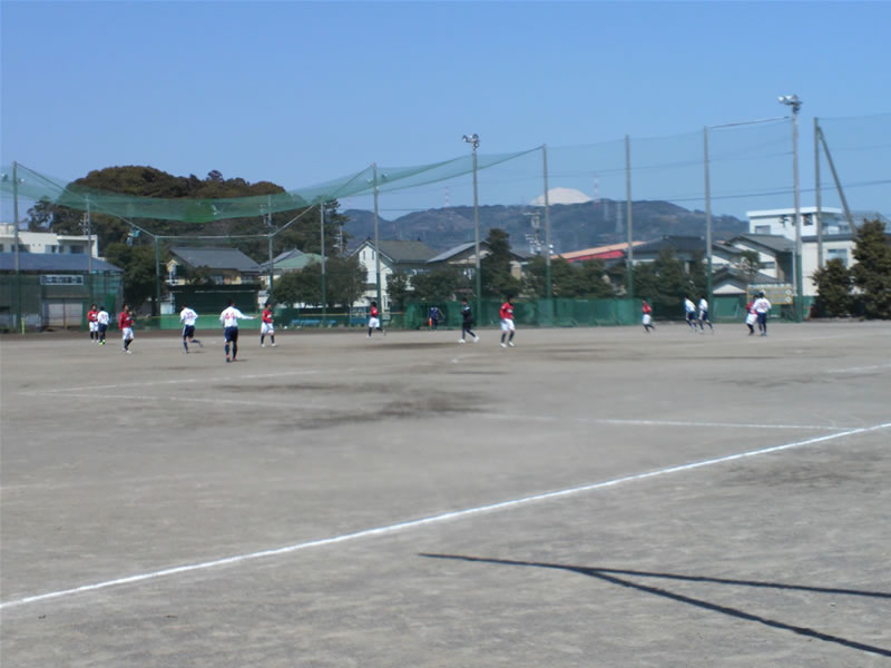 清水東高校サッカーグラウンド2012年3月27日