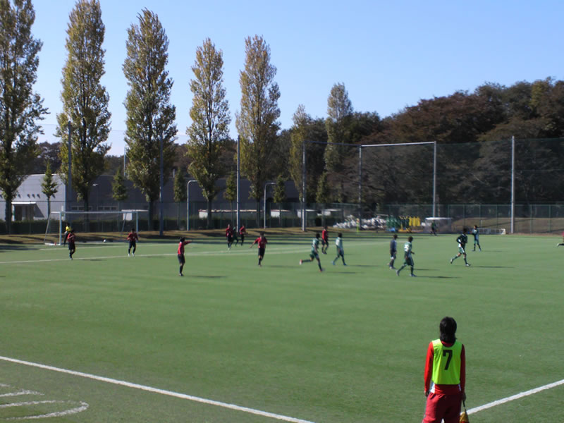 立正大学熊谷キャンパスサッカーグラウンド2012年11月3日