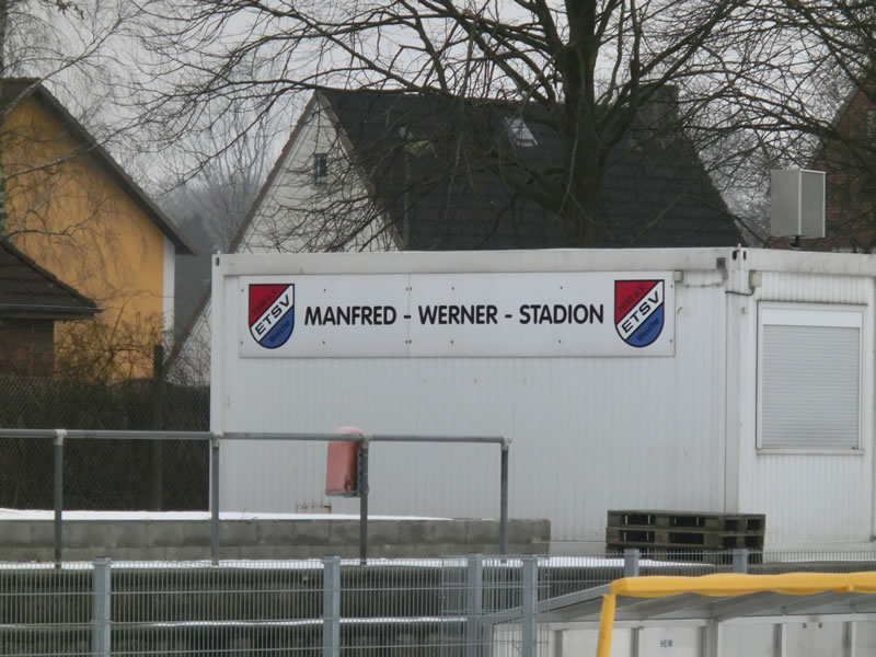 フレンスブルク・ヴァイヒェのホームスタジアム(Manfred - Werner Stadion)2013年2月16日