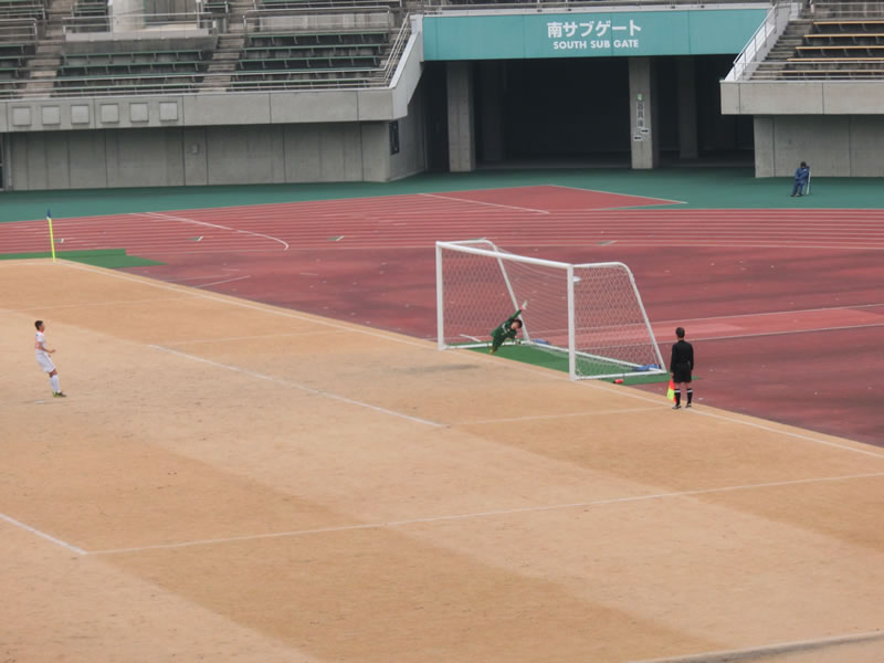 熊谷スポーツ文化公園陸上競技場2014年1月25日