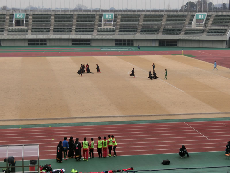 熊谷スポーツ文化公園陸上競技場2014年1月25日