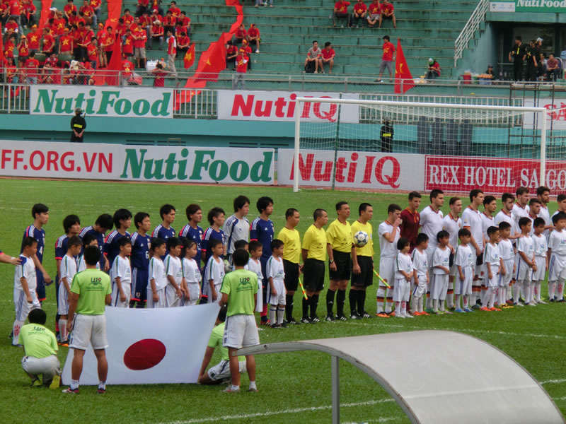 U19日本代表のベトナム遠征（ヌティフードカップ2014）2014/1/10 vsU19ASローマ戦を観戦