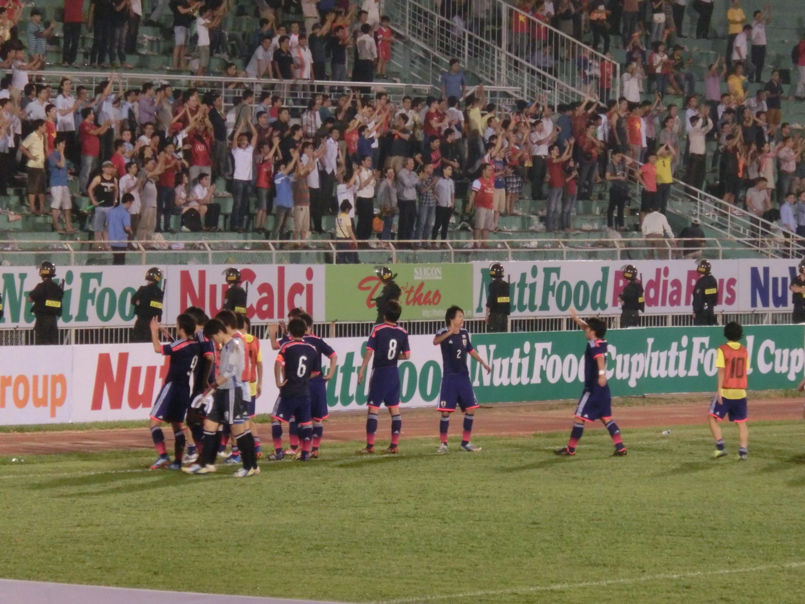 U19日本代表のベトナム遠征（ヌティフードカップ2014）2014/1/8 vsU19ベトナム代表戦を観戦