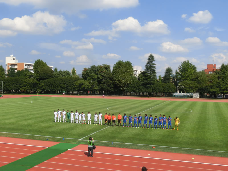 アカデミー卒業生関連2014/09/13 – 大学サッカー 東京国際大学vs国士舘大学を観戦。スタンド含めて、下部組織出身選手がたくさん。