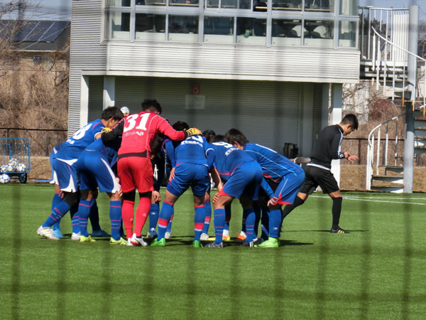 アカデミー卒業生関連 2018/02/18 東京国際大学vs栃木ウーヴァFCの練習試合を観戦。